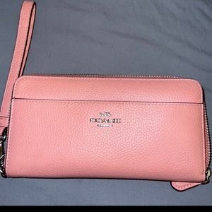 Coach zip around wallet